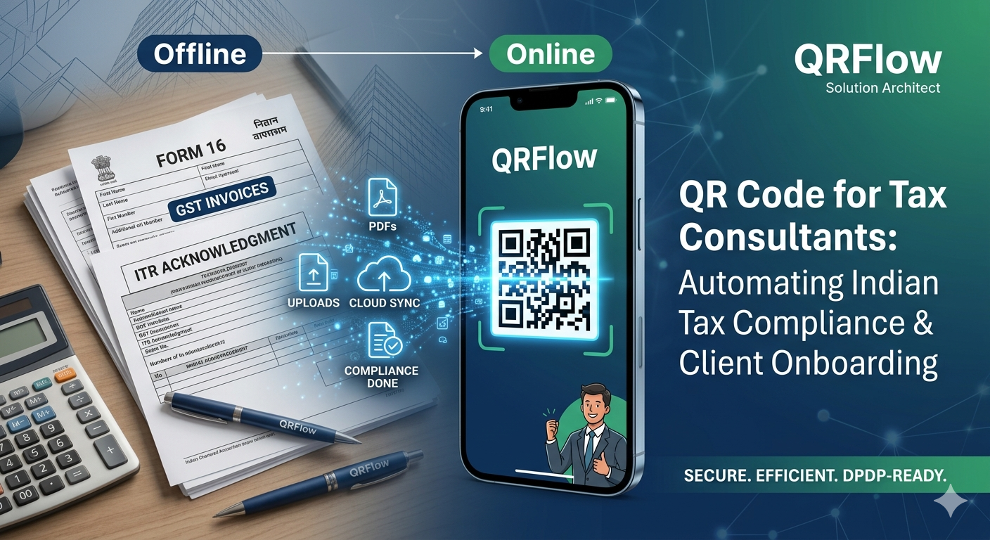 The Ultimate Guide to QR Code for Tax Consultants: Automating Indian Tax Compliance & Client Onboarding